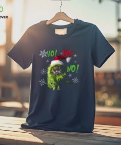 Ho Ho No Funny Bad Cat Christmas Shirt