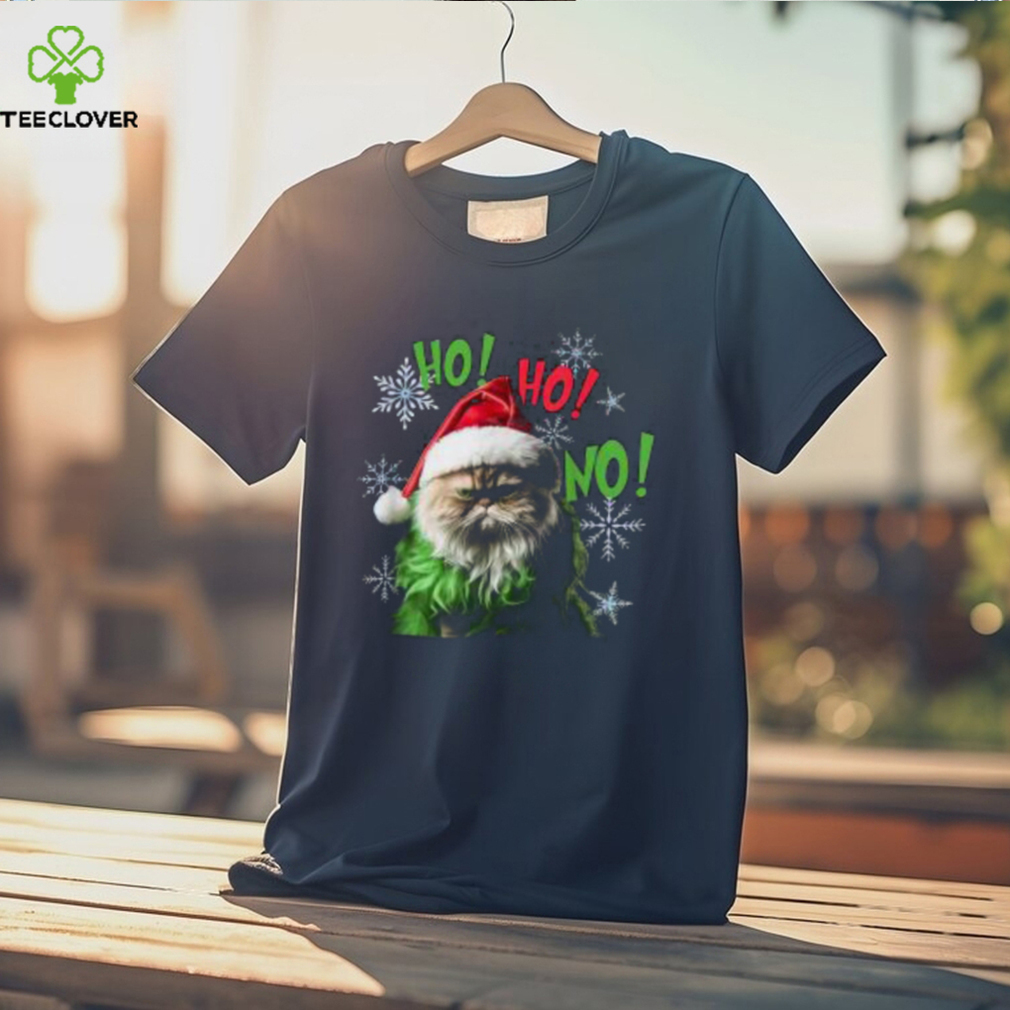 Ho Ho No Funny Bad Cat Funny Xmas Shirt Ho Ho No Funny Bad Cat Funny Xmas Shirt