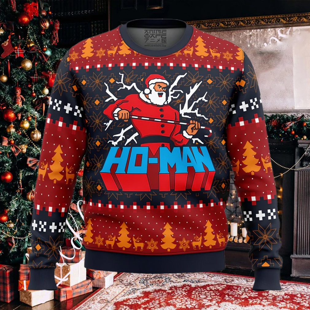 Ho Man Santa Claus Ugly Christmas Sweater Ho Man Santa Claus Ugly Christmas Sweater