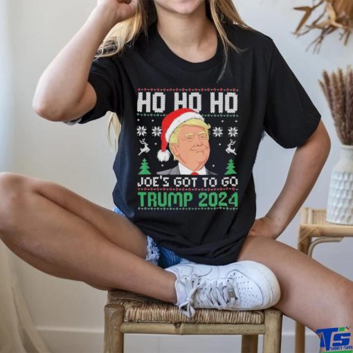 Ho ho ho Joe’s got to go Trump 2024 Ugly Merry Christmas hoodie, sweater, longsleeve, shirt v-neck, t-shirt