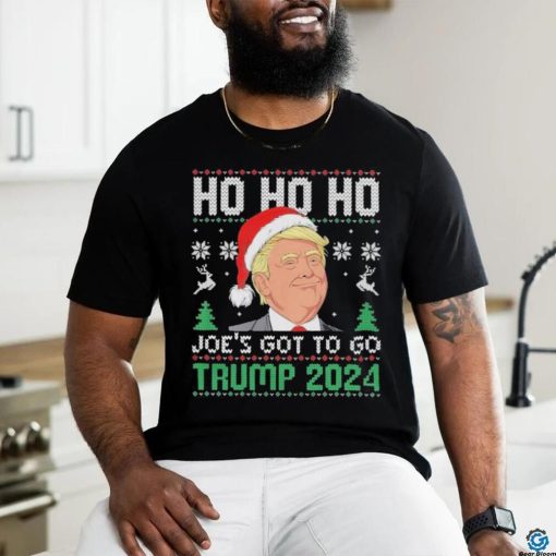 Ho ho ho Joe’s got to go Trump 2024 Ugly Merry Christmas hoodie, sweater, longsleeve, shirt v-neck, t-shirt