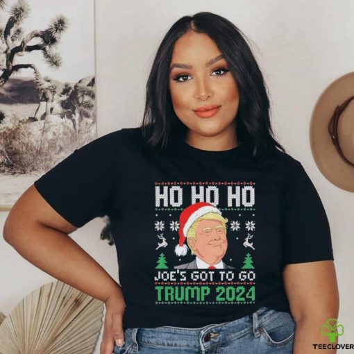 Ho ho ho Joe’s got to go Trump 2024 Ugly Merry Christmas hoodie, sweater, longsleeve, shirt v-neck, t-shirt