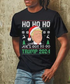 Ho ho ho Joe’s got to go Trump 2024 Ugly Merry Christmas hoodie, sweater, longsleeve, shirt v-neck, t-shirt