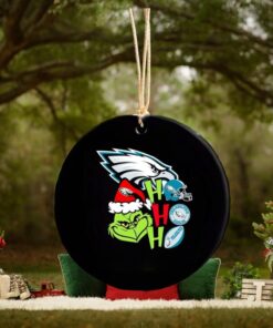 Ho ho ho Philadelphia Eagles Christmas NFL ornament Copy