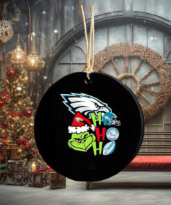 Ho ho ho Philadelphia Eagles Christmas NFL ornament Copy