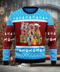 HoHoHo German Shepherd Ugly Christmas Sweater