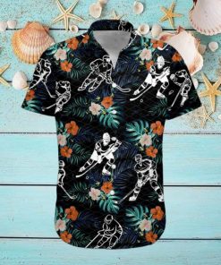 Hockey Aloha Hawaiian Shirt For Hockey Lover