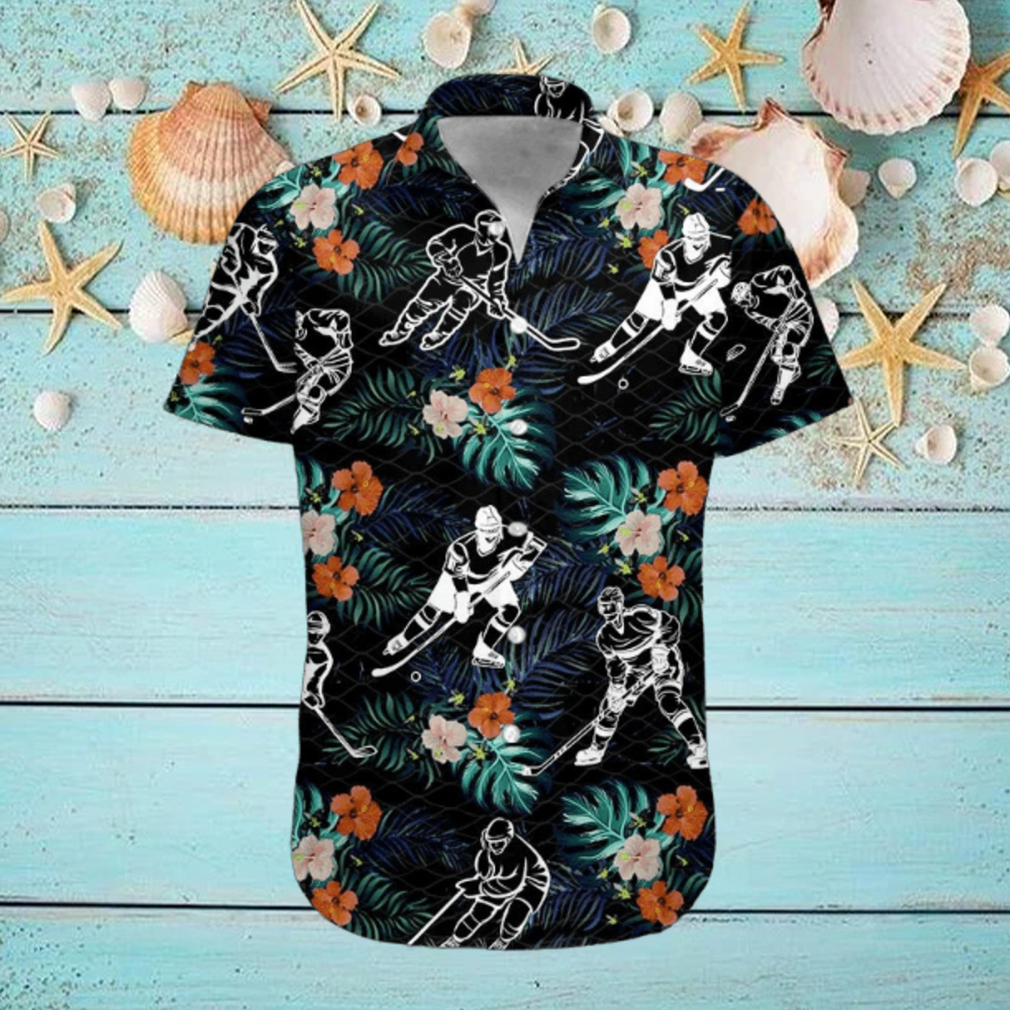 Hockey Aloha Hawaiian Shirt For Hockey Lover Hockey Aloha Hawaiian Shirt For Hockey Lover