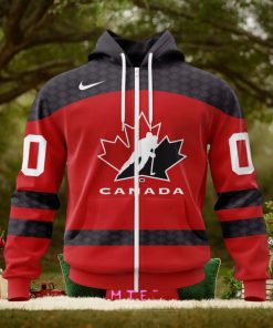Hockey Canada Personalized Red Hoodie
