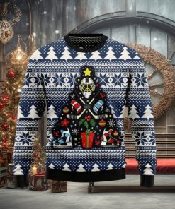 Hockey Christmas Tree Ugly Christmas Sweater