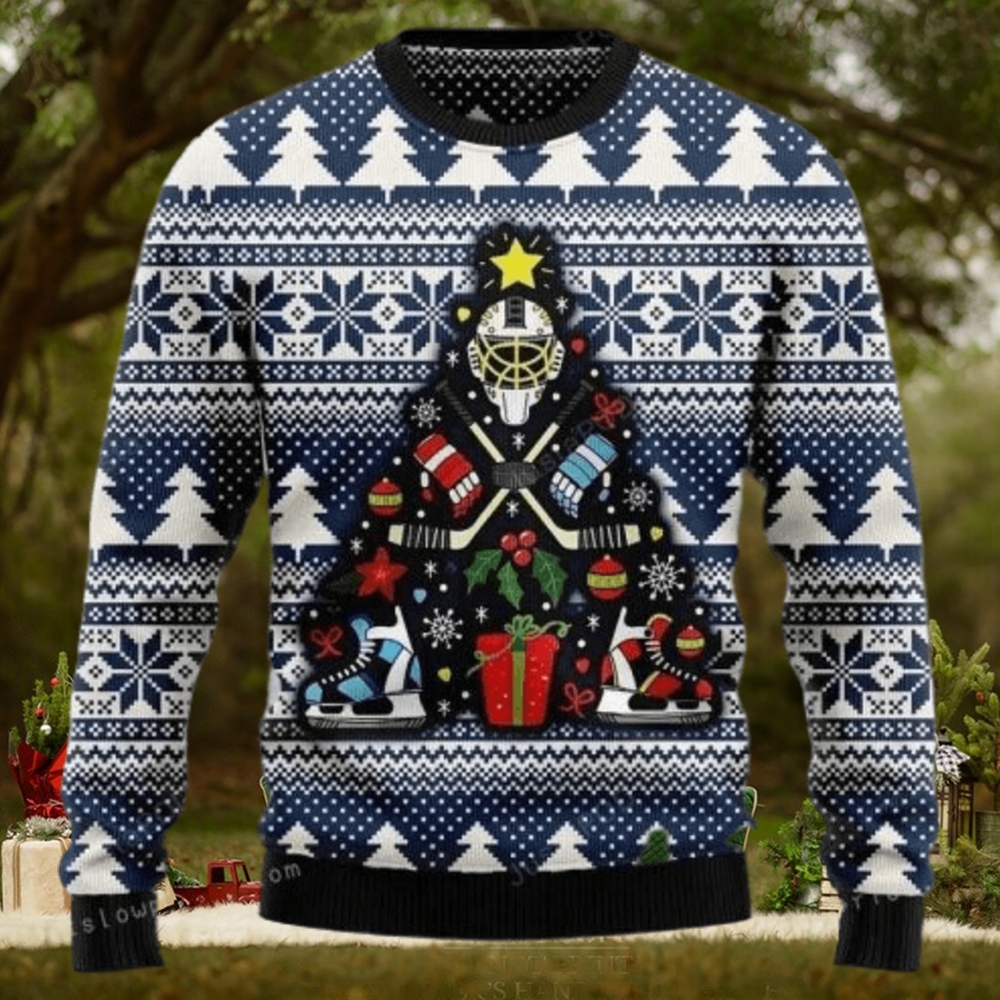 Hockey Christmas Ugly Sweater Party Hockey Christmas Ugly Sweater Party