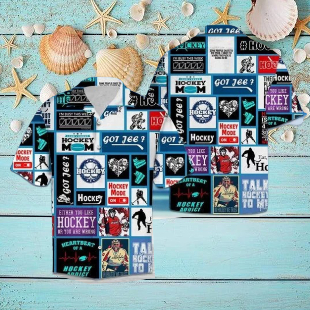 Hockey Heartbeat Hawaiian Shirt For Men Women Hockey Heartbeat Hawaiian Shirt For Men Women