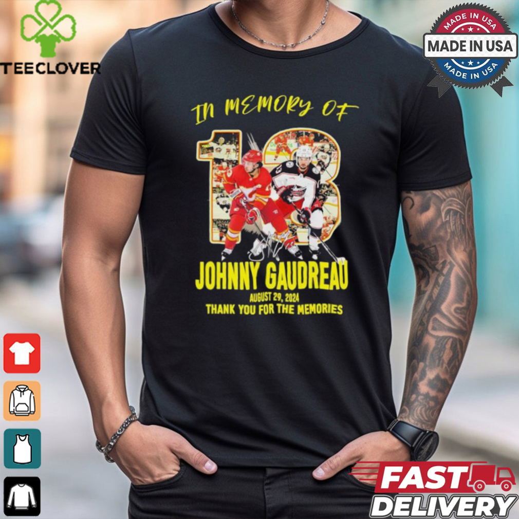 Hockey In Memory Of Johnny Gaudreau August 29, 2024 Thank You For The Memories Signature Shirt Hockey In Memory Of Johnny Gaudreau August 29, 2024 Thank You For The Memories Signature Shirt