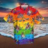 US Navy SEABEES Naval Construction Force (NCF) Tropical 3D Hawaiian Shirt US Navy Summer Gift