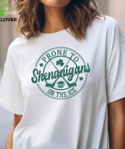 Hockey Prone To Shenanigans On The Ice shirt