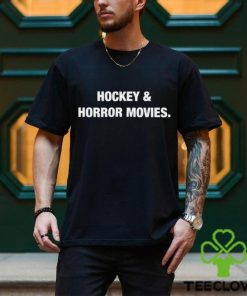 Hockey & horror movies shirt