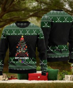 Hockeydays Christmas Tree Ugly Christmas Holiday Sweater
