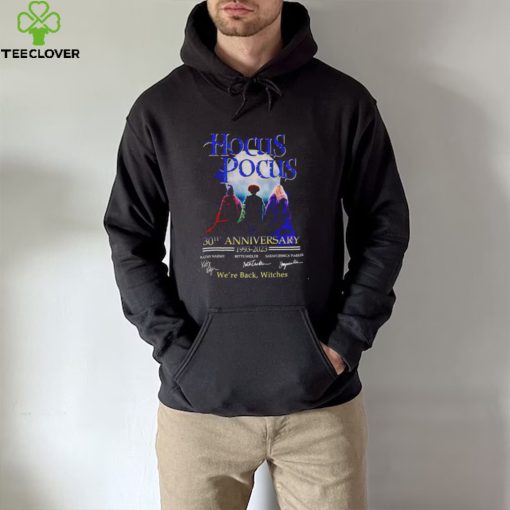 Hocus Pocus 30th Anniversary 1993 2023 we’re back witches Halloween 2022 hoodie, sweater, longsleeve, shirt v-neck, t-shirt