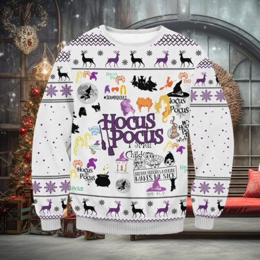 Hocus Pocus For Christmas Gifts 3D Printed Ugly Christmas Sweater