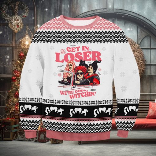Hocus Pocus Get In Loser For Christmas Gifts Ugly Xmas Wool Knitted Sweater