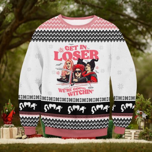 Hocus Pocus Get In Loser For Christmas Gifts Ugly Xmas Wool Knitted Sweater