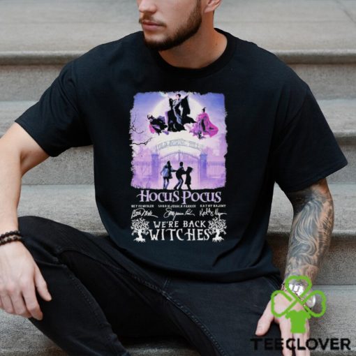 Hocus Pocus Signatures We’re Back Witches Signatures Shirt