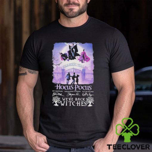 Hocus Pocus Signatures We’re Back Witches Signatures Shirt