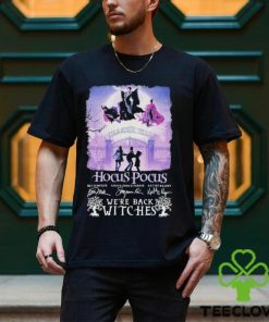 Hocus Pocus Signatures We’re Back Witches Signatures Shirt