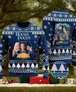 Hocus Pocus Sisters Witch Ugly Sweater Party