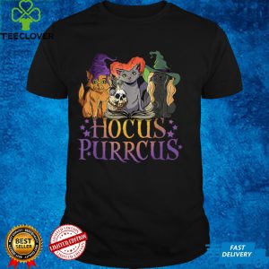 Hocus Purrcus Halloween Witch Cats Funny Parody Halloween T Shirt