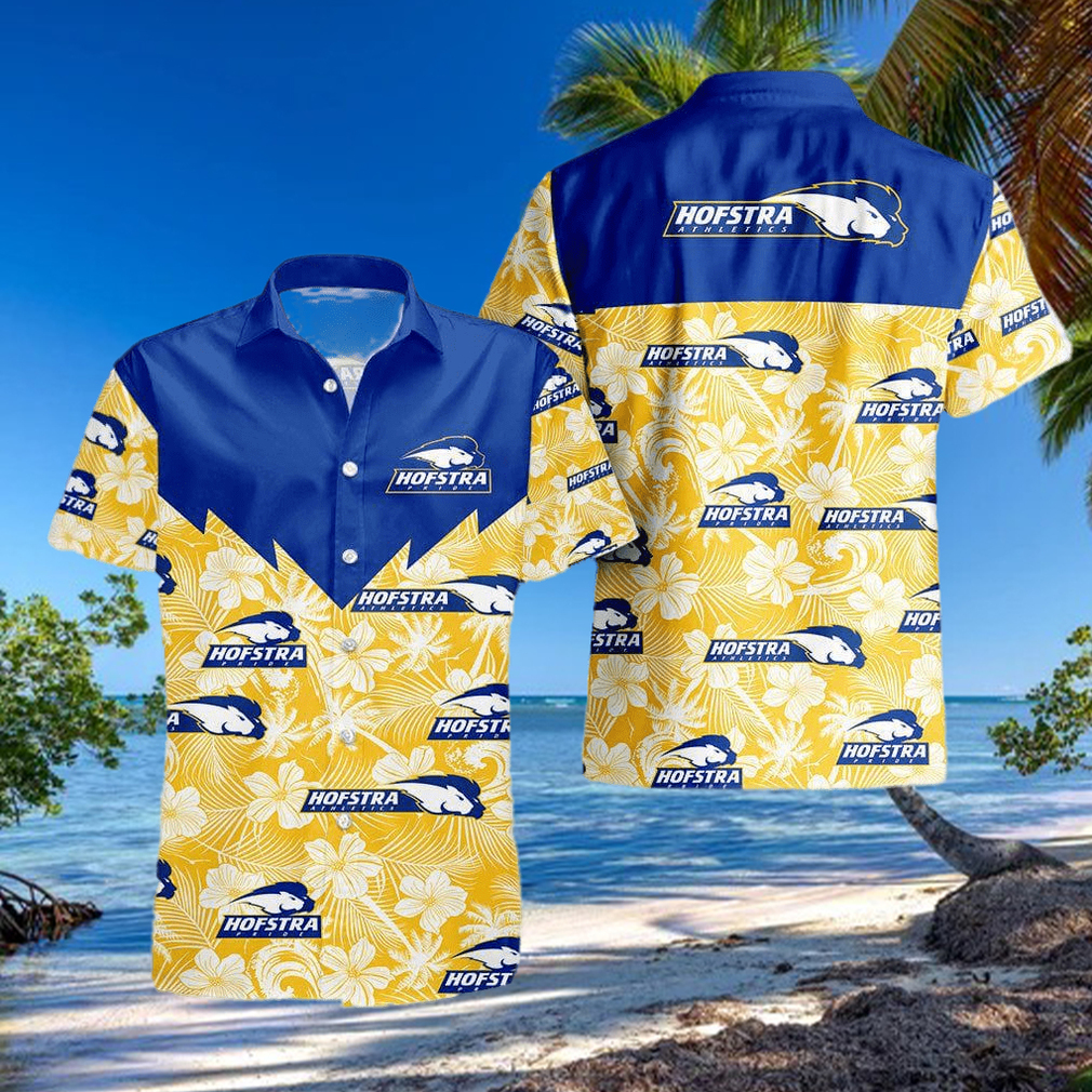 Hofstra Pride 3D Hawaiian Shirt Tropical Seamless NCAA Men And Women Gift For Fans Hofstra Pride 3D Hawaiian Shirt Tropical Seamless NCAA Men And Women Gift For Fans