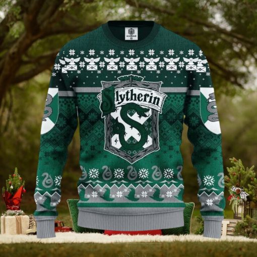 Hogwarts Slytherin House Harry Potter Ugly Christmas Sweaters