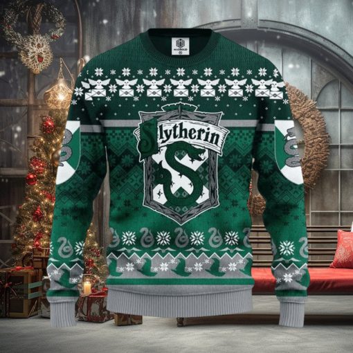 Hogwarts Slytherin House Harry Potter Ugly Christmas Sweaters