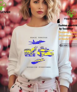 Holden Caulfield Peace Through Superior Firepower Doge Dog Shirt