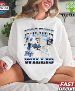 Holden Willis Middle Tennessee Blue Raiders graphic shirt