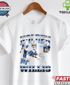 Holden Willis Middle Tennessee Blue Raiders graphic shirt