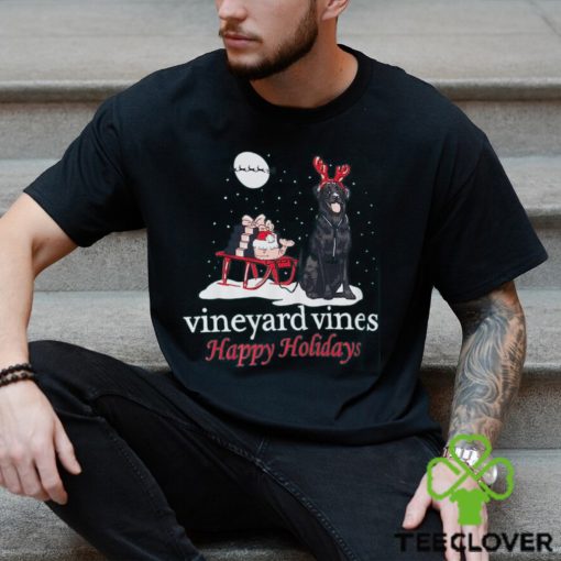 Holiday Dog Sled T Shirt