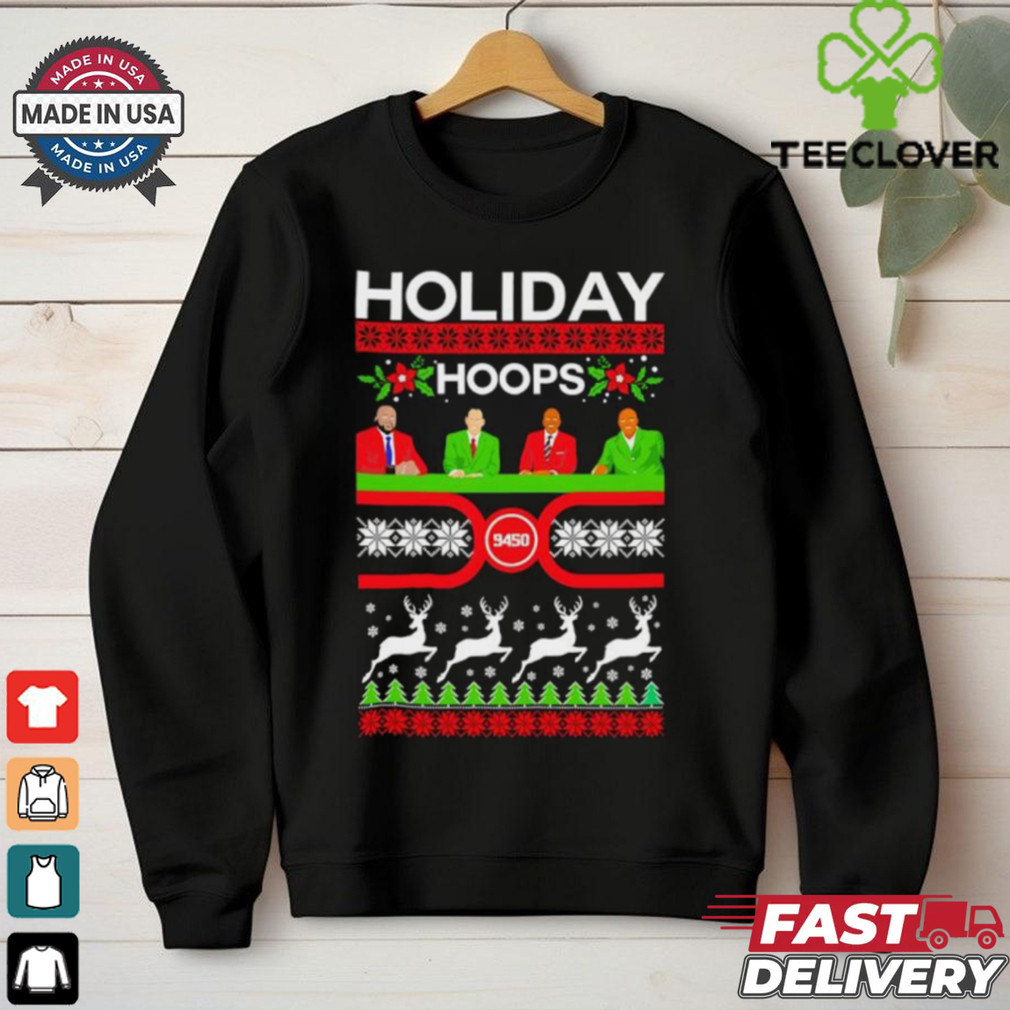 Holiday Hoops Inside the Xmas ugly shirt Holiday Hoops Inside the Xmas ugly shirt
