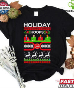 Holiday Hoops Inside the Xmas ugly shirt 2 Holiday Hoops Inside the Xmas ugly shirt