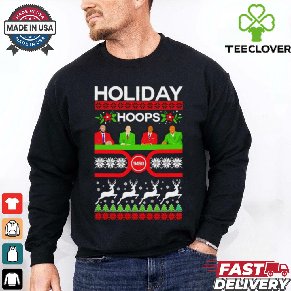 Holiday Hoops Inside the Xmas ugly shirt Holiday Hoops Inside the Xmas ugly shirt