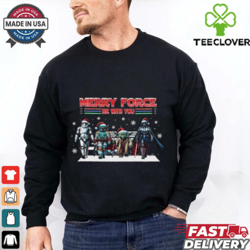 Holiday Movies Friends Merry Christmas Galaxy Retro Christmas Cartoon Friends Wars shirt