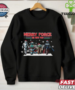 Holiday Movies Friends Merry Christmas Galaxy Retro Christmas Cartoon Friends Wars shirt