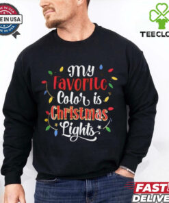 Holiday Time Lights Christmas Graphic T Shirt
