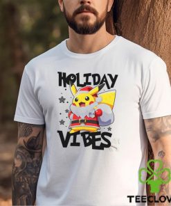 Holiday Vibes Quotes Matching Pajamas T Shirt