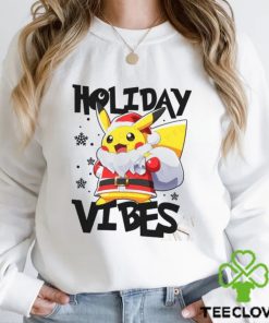 Holiday Vibes Quotes Matching Pajamas T Shirt