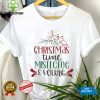 Holidays Christmas Time Mistletoe And Wine Funny Christmas Gift Shirt