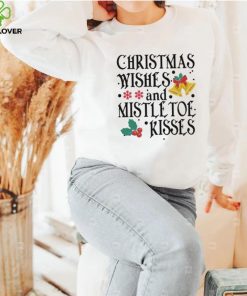 Holidays Christmas Wishes And Mistletoe Kisses Shirt