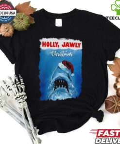 Holly Jawly Christmas Jaws Shark shirt