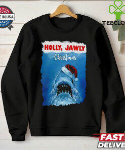 Holly Jawly Christmas Jaws Shark shirt