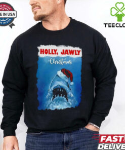Holly Jawly Christmas Jaws Shark shirt